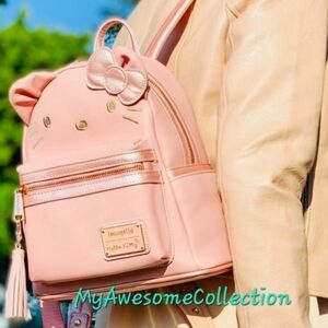 Pink Metallic Hello Kitty Loungefly. very RARE Hello Kitty